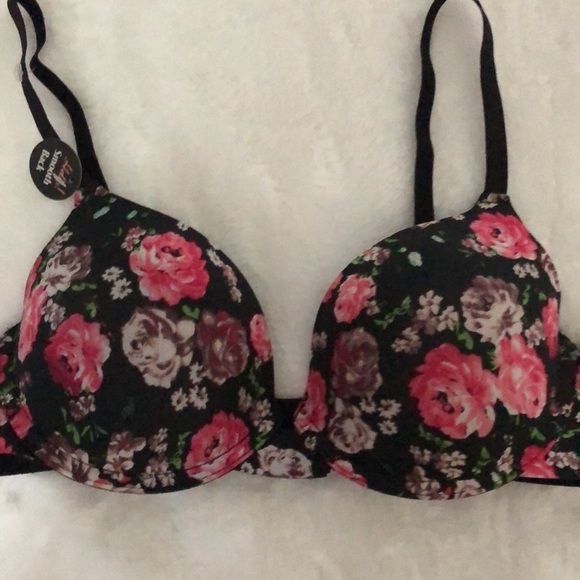 NWT Prima Valentina Intimates Size 36C Floral Smooth Back Push Up Bra Women - Picture 2 of 5